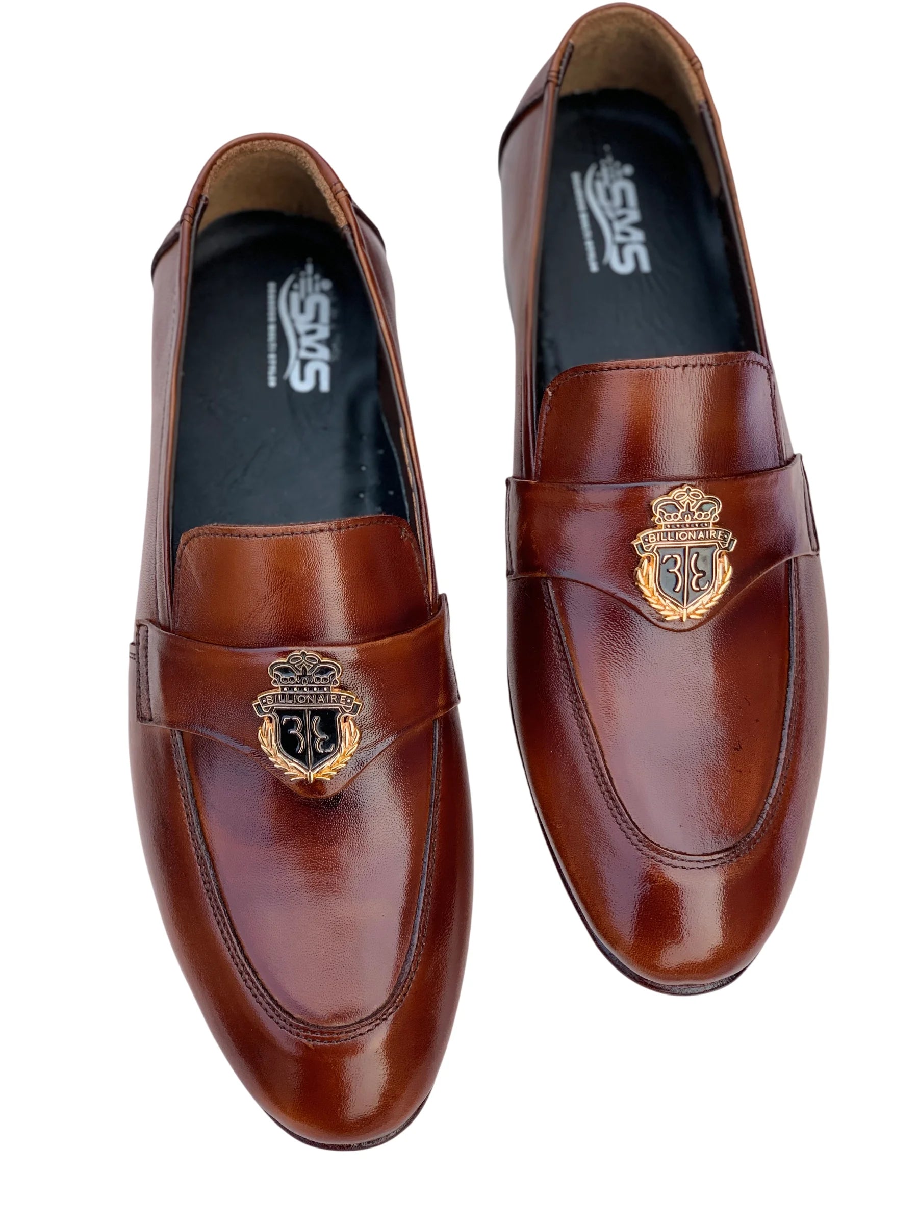 Brown Leather Buckle Strap Shoe – Men's Office & Casual Wear