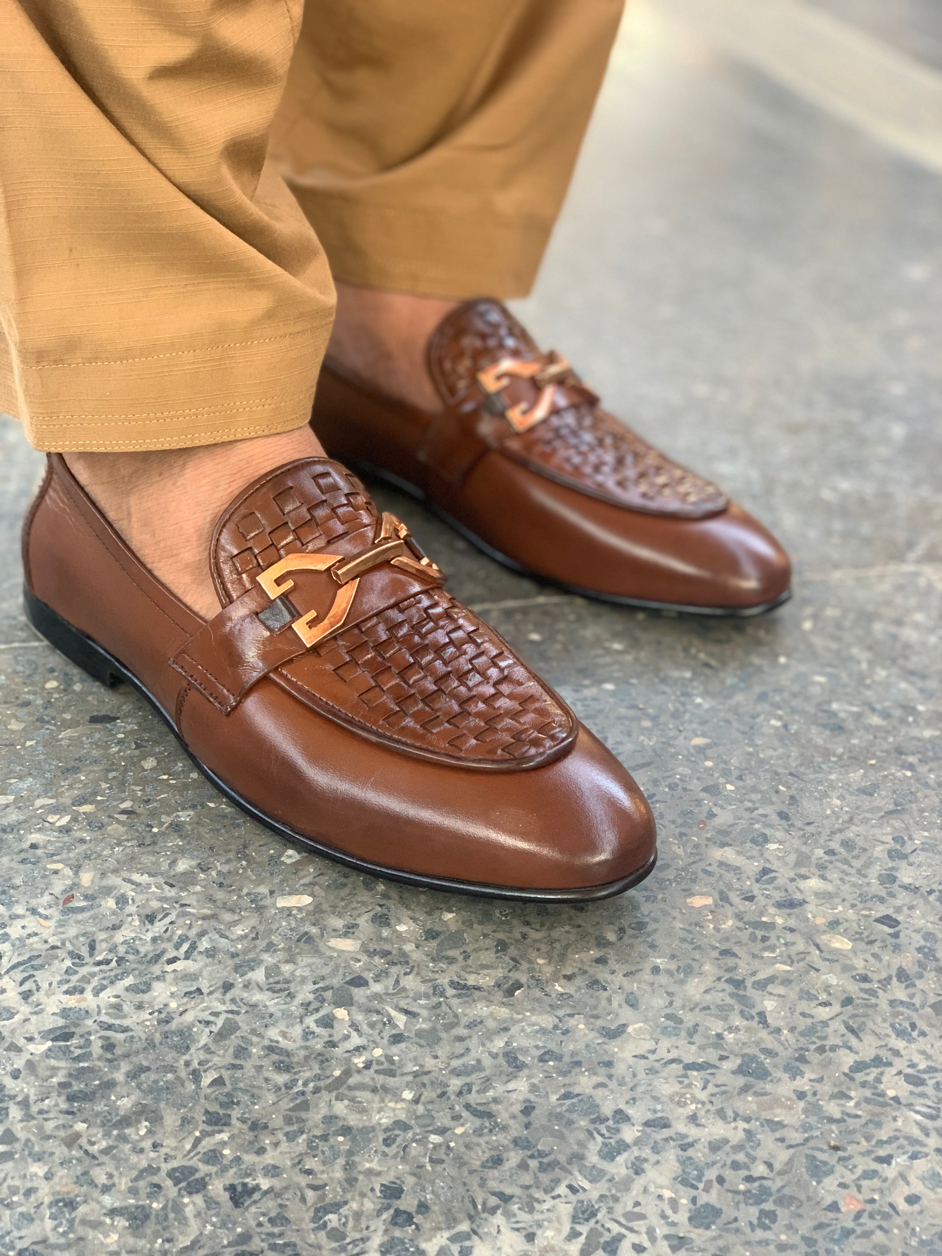 Tan Leather Poroi Moccasin – Men's Casual & Occasion Shoe