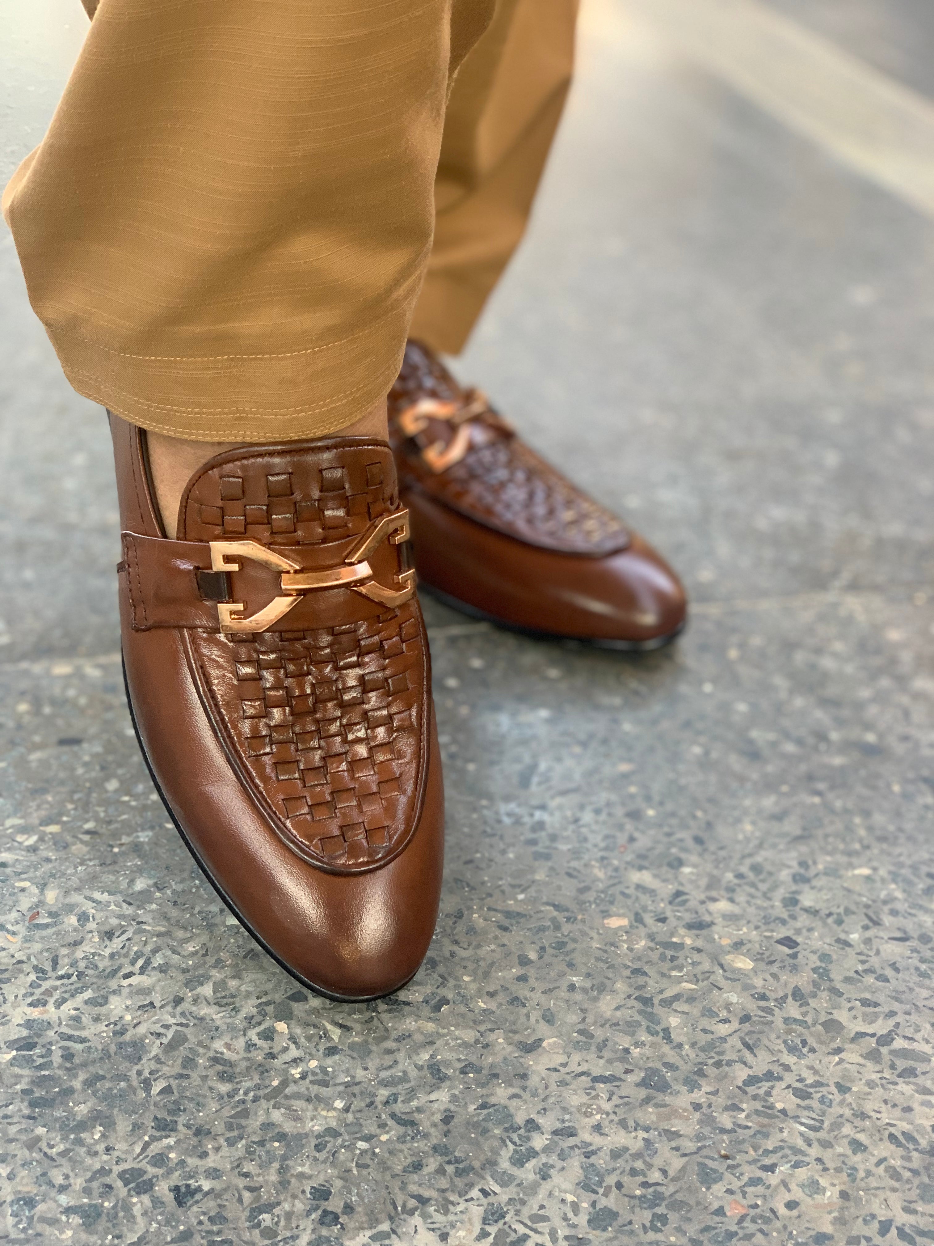 Tan Leather Poroi Moccasin – Men's Casual & Occasion Shoe