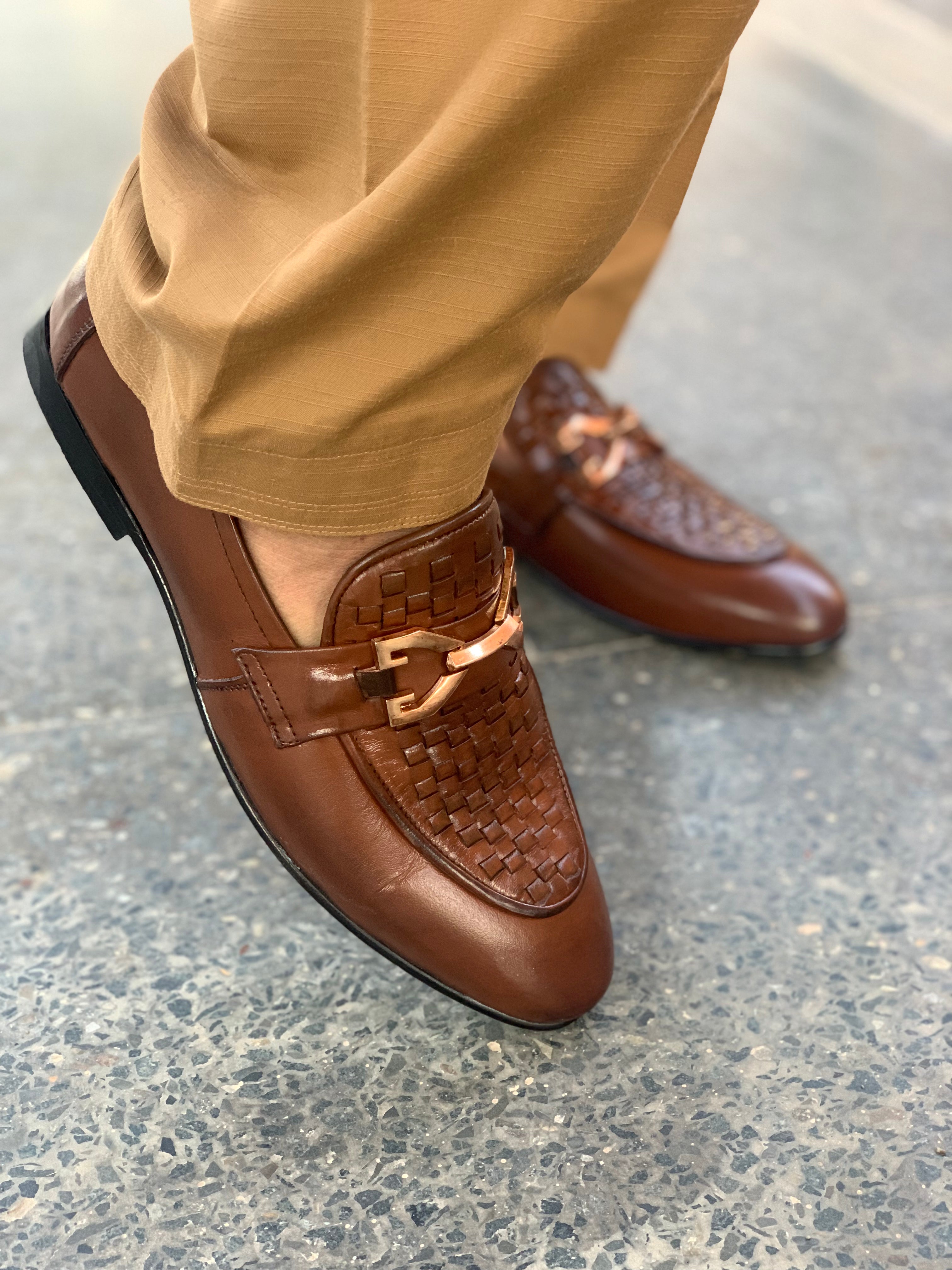 Tan Leather Poroi Moccasin – Men's Casual & Occasion Shoe