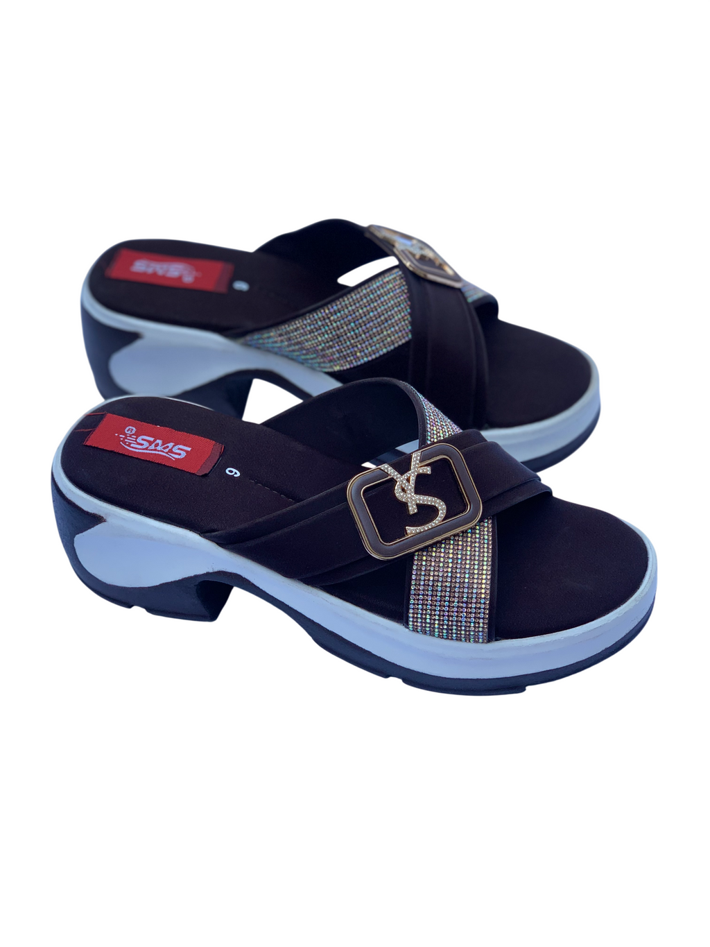 Ladies Brown PU Sole Chappal – Comfortable & Stylish Women's Footwear | SMS SHOES