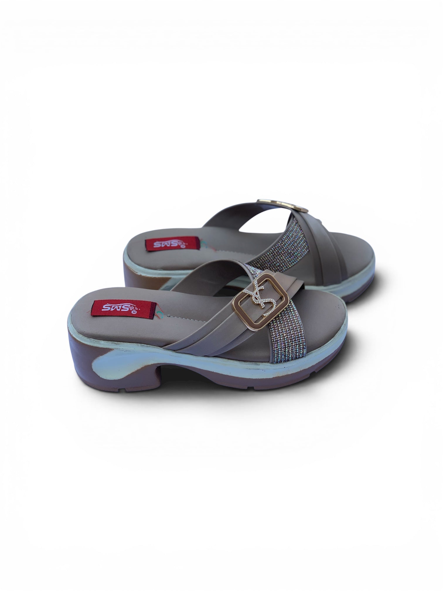 Ladies Beige PU Sole Chappal – Skin-Tone Aesthetic Women's Daily Wear